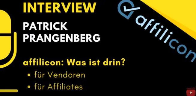 affilicon im Talk: Patrick im Interview bei Carsten Drüber